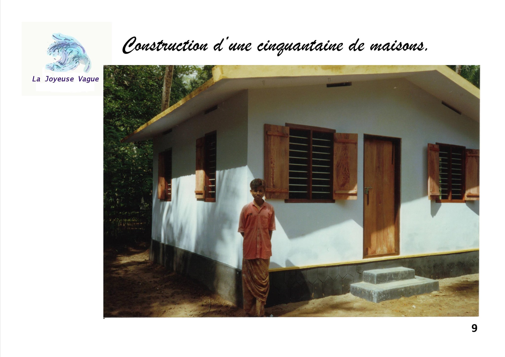 Maison construite grâce à l'association