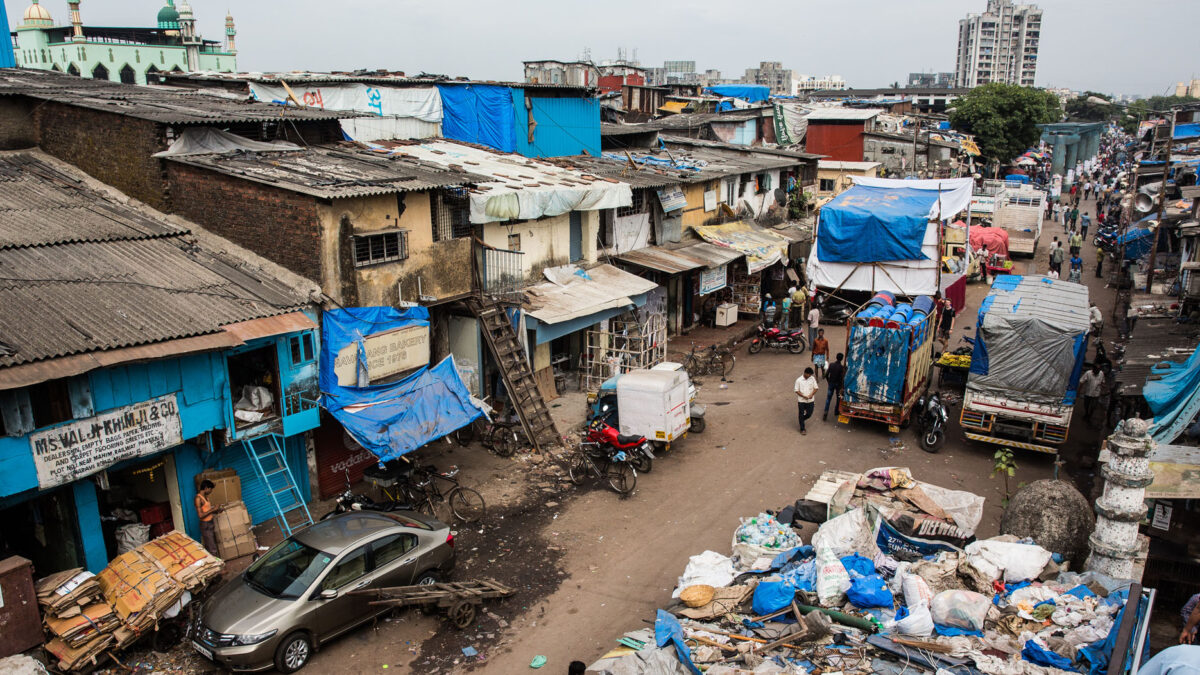 dharavi (bidonville de Mumbai en Inde)
