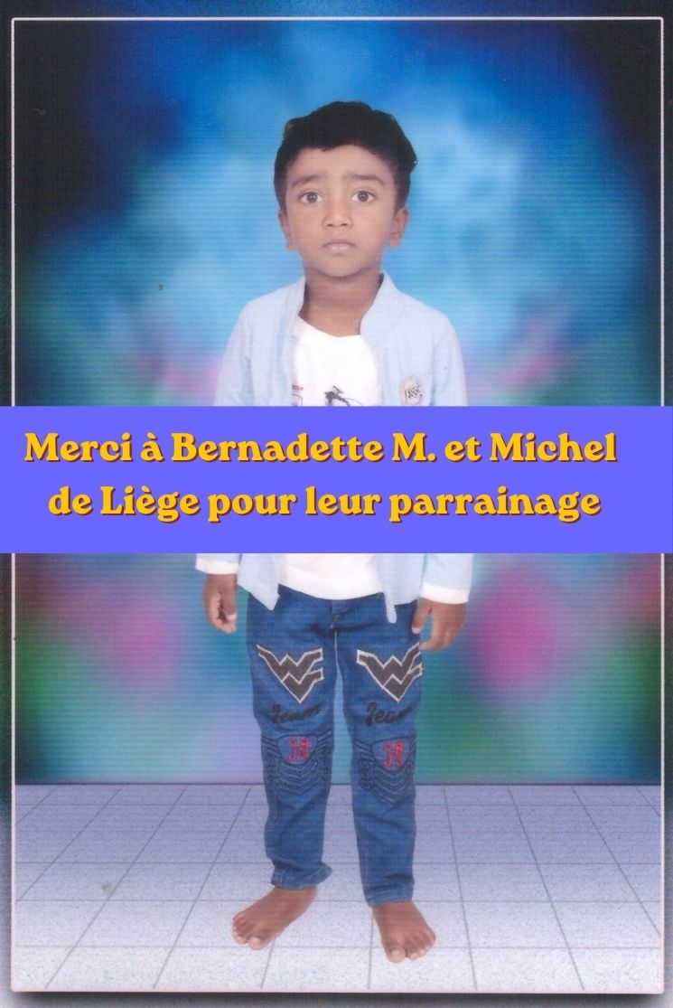 merci à bernadette m. et michel de liège pour leur parrainage