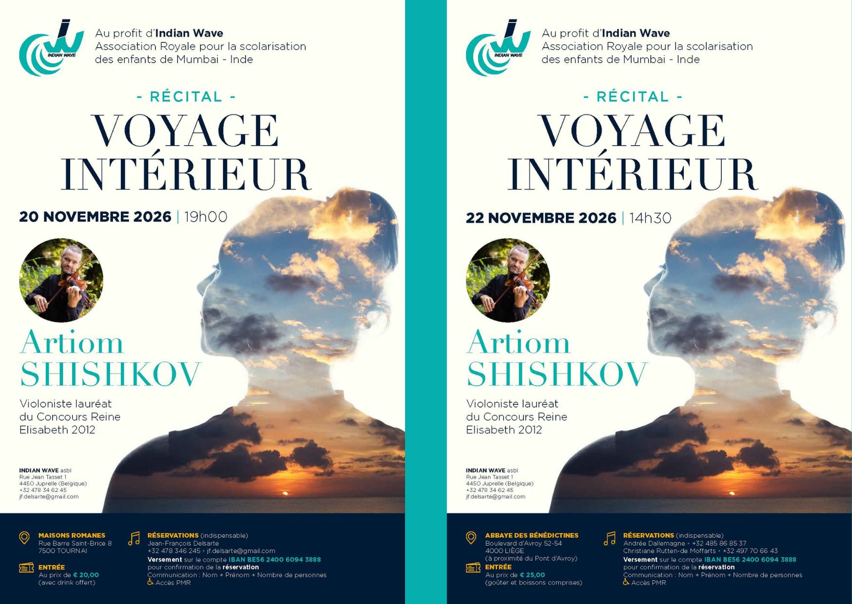concerts 2026 voyage intérieur