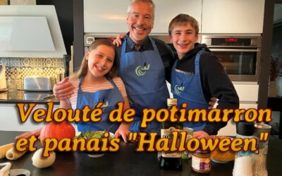 Velouté de potimarron et panais « Halloween »